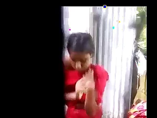 Desi village girl changing dres after shower - IndianHiddenCams.com